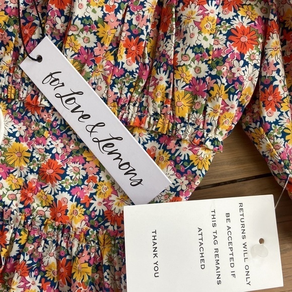 For Love & Lemons Libby Mini Dress - Picture 5 of 9